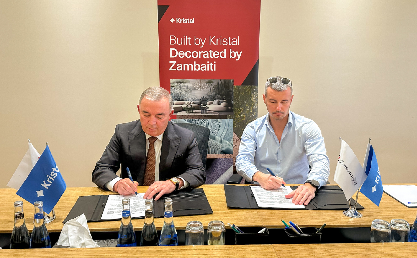"Kristal" and Italy’s "Zambaiti Parati" brand have signed a memorandum taking their cooperation to a new stage!